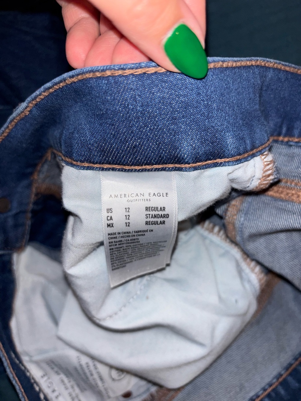 American Eagle Dreamy Drape Barrel Jeans – Size 12 - Picture 8 of 10